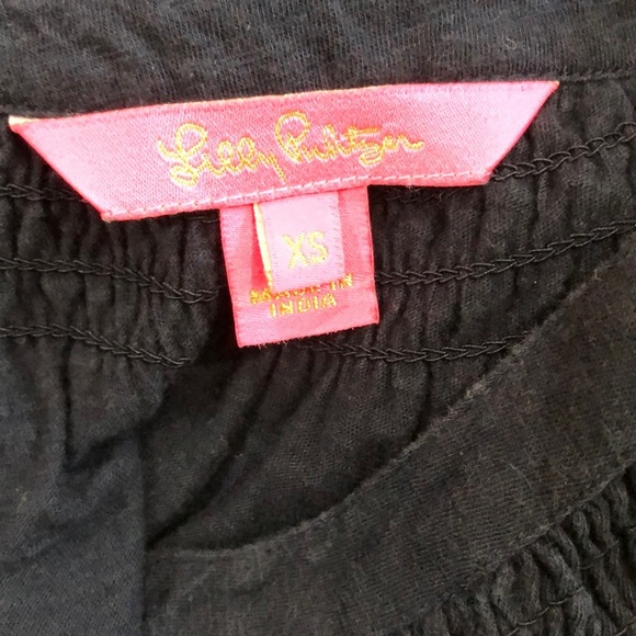 Lilly Pulitzer navy blue sleeveless top size xsmall - Picture 4 of 7